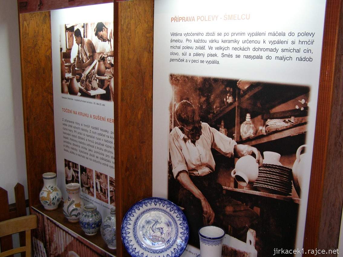 Tupesy - Muzeum tupeské keramiky 10 - expozice výroby keramiky