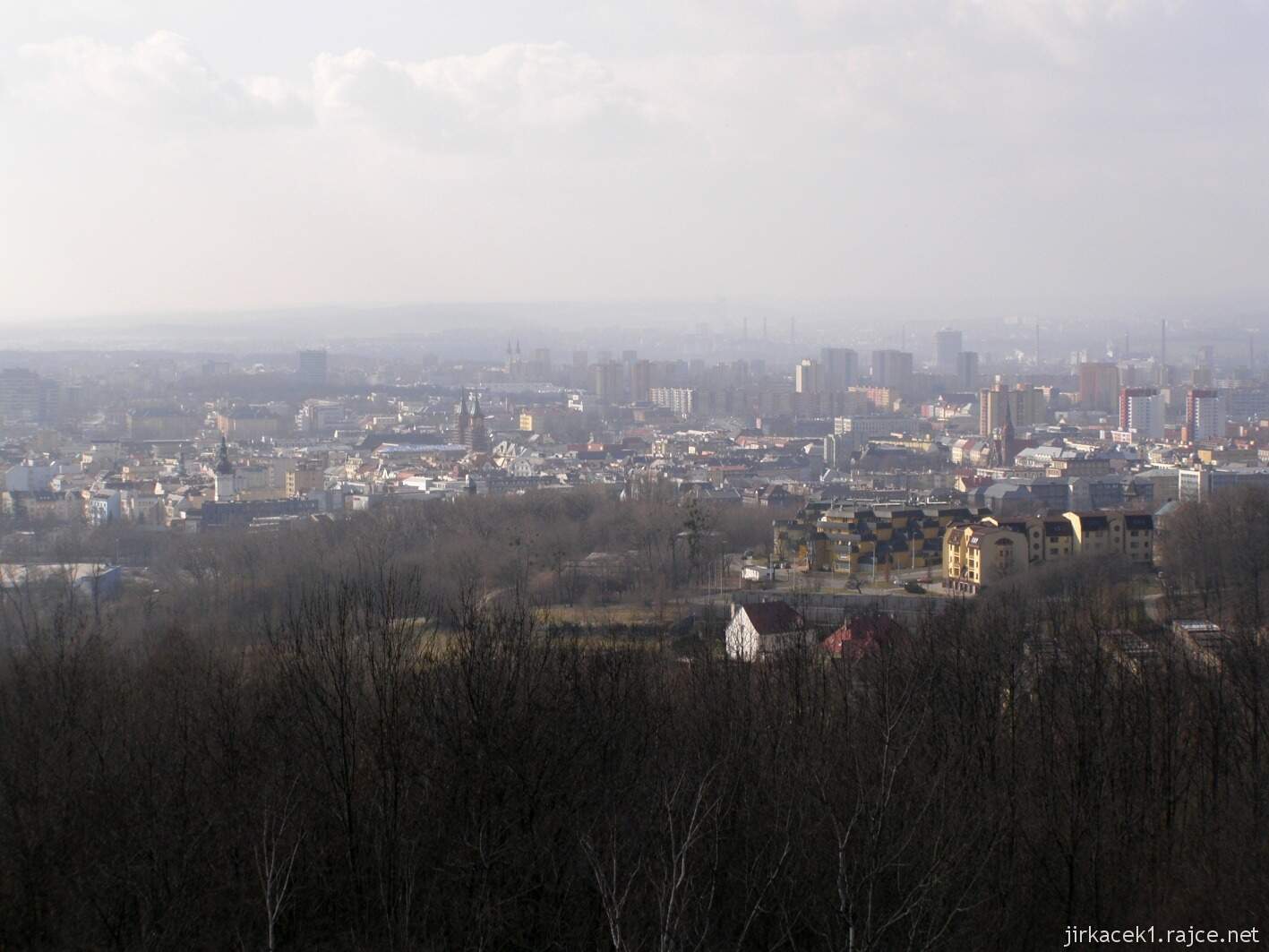 Slezská Ostrava - pohled na Ostravu z haldy Ema