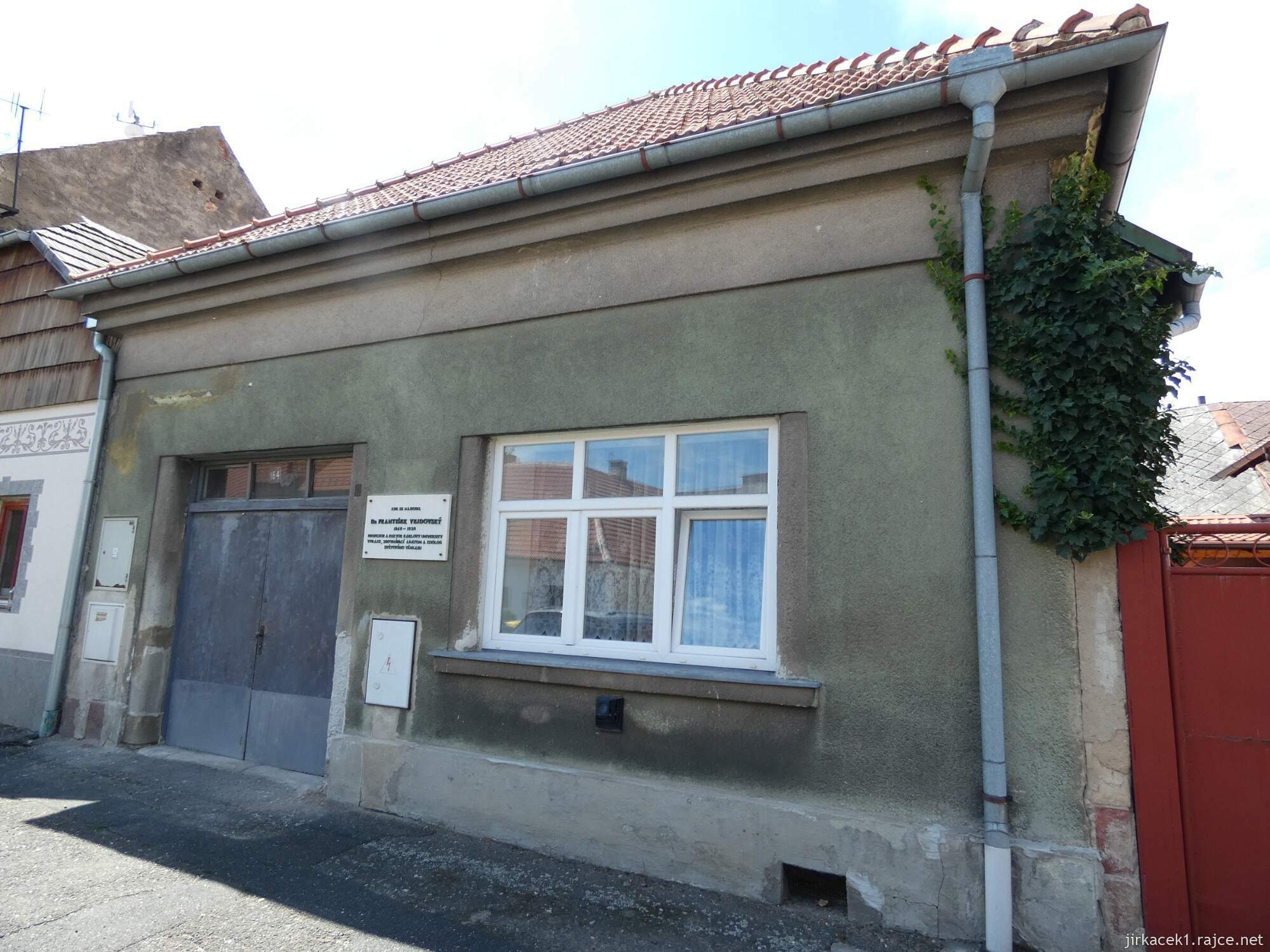 L - Kouřim - kostel Církve československé husitské 006 - rodný dům Františka Vejdovského